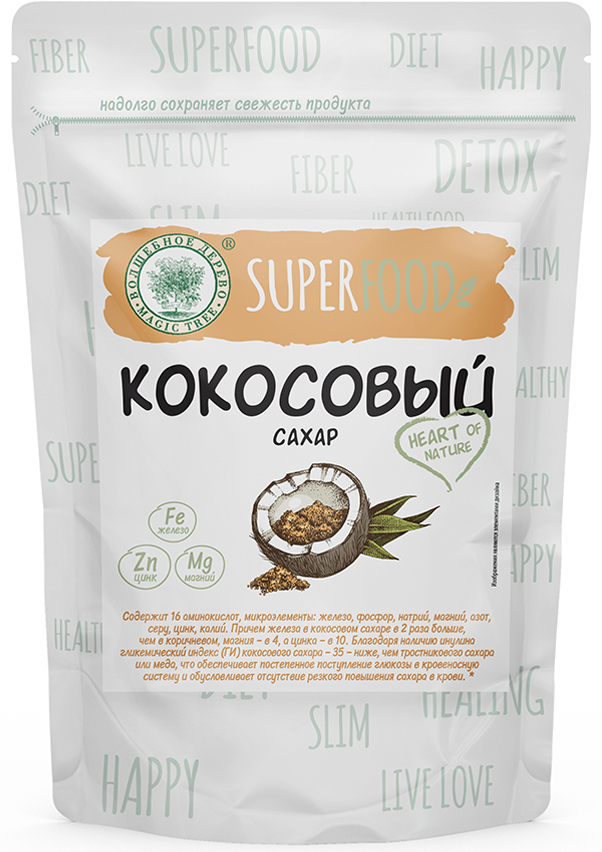 Суперфуд Сахар кокосовый в ДОЙ-паке